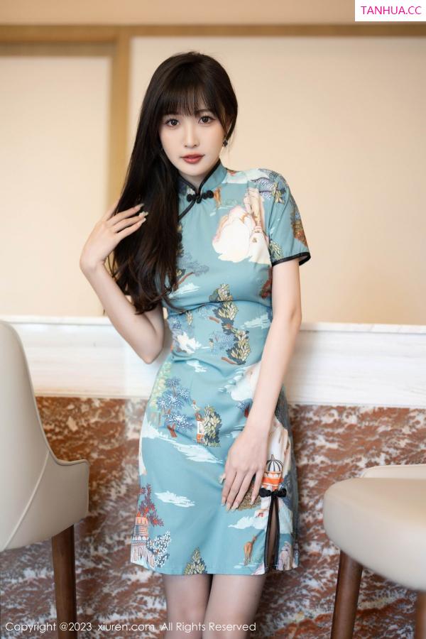 林星阑  [XiuRen]高清写真图 2023.06.20 No.6953 林星阑 旗袍美腿第4张图片